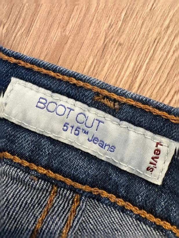 Jean LEVI'S 515 Boot Cut - Azul oscuro descolorido - T.40 - L 88 – photo 3